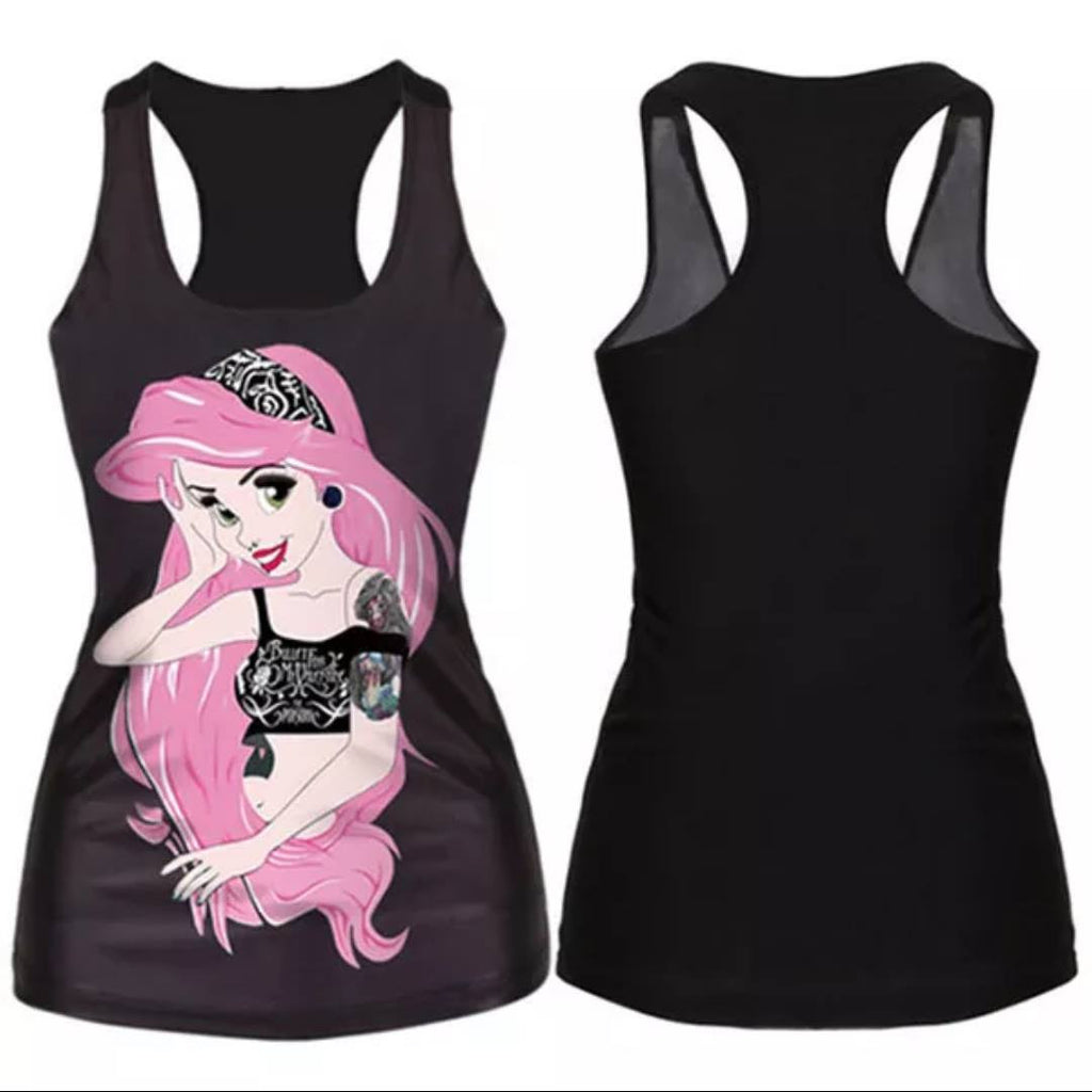 tanks Top T-shirt Mermaid Princess