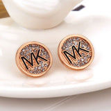 MK fashion stud earring